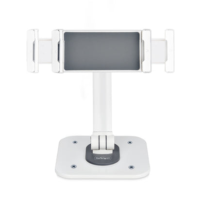 StarTech.com Adjustable Tablet Stand for Desk - Wall Mountable - Capacity 2.2lb (1kg) - Ergonomic Articulating Universal Tablet Stand - Tablet Holder for Desk Pivot/Swivel/Rotate