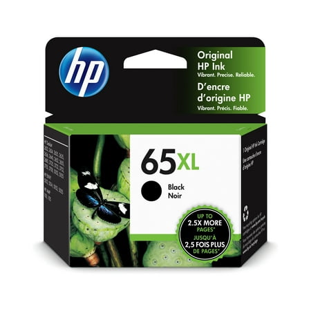 HP 65XL Original Single Ink Cartridge - Black (HEWN9K04AN): High Yield Printer Ink