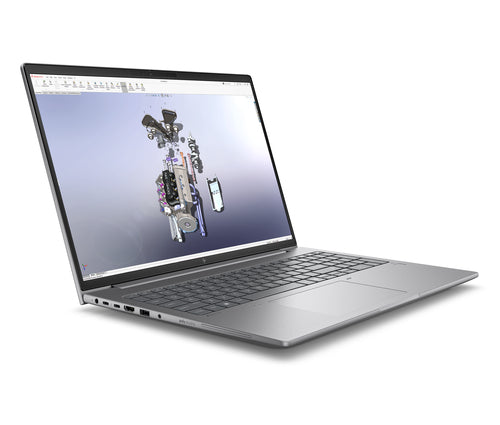 HP Zbook X G1i 16 inch Mobile Workstation PC Wolf Pro Security Edition Intel Core Ultra 9 285H 40.6 cm (16") WUXGA 32 GB DDR5-SDRAM 1 TB SSD NVIDIA RTX PRO 2000 Blackwell Wi-Fi 7 (802.11be) Windows 11 Pro Silver