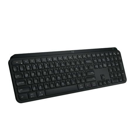 Logitech - MX Keys S Universal Full-size Wireless Scissor Keyboard for PC and Mac with Backlit keys - Black