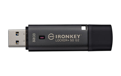 Kingston Technology IronKey 32GB Locker Plus 50 G2, FIPS 197, AES-256