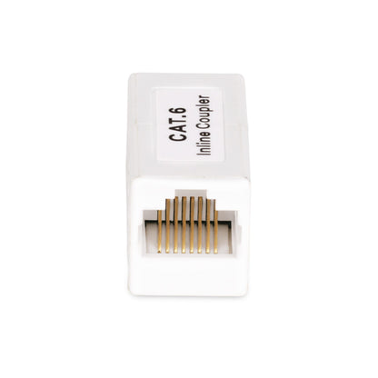 StarTech.com RJ45 Coupler, Inline Cat6 Coupler, Female to Female (F/F) T568 Connector, Unshielded Ethernet Cable Extension