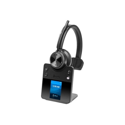 Poly Savi 7410-M Office - Savi 7400 series - headset - on-ear - DECT / Bluetooth - wireless - black