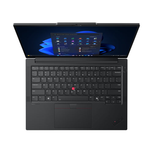 Lenovo ThinkPad E14 Gen 7 (Intel) 210H Laptop 35.6 cm (14") Touchscreen WUXGA 16 GB DDR5-SDRAM 512 GB SSD Wi-Fi 6E (802.11ax) Windows 11 Pro Black French