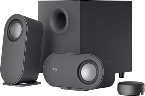 Logitech Z407 Bluetooth Computer Speakers and Subwoofer with Wireless Control: USB, 3.5mm Jack