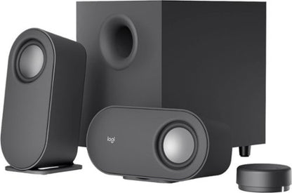 Logitech Z407 Bluetooth Computer Speakers and Subwoofer with Wireless Control: USB, 3.5mm Jack