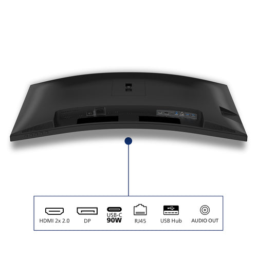 Philips 3000 series 34B2U3600C/27 computer monitor 86.4 cm (34") 3440 x 1440 pixels Wide Quad HD LCD Black