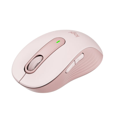 Logitech Signature M650 Wireless Mouse - for Small to Medium Sized Hands  2-Year Battery  Silent Clicks  Customizable Side Buttons  Bluetooth  Rose