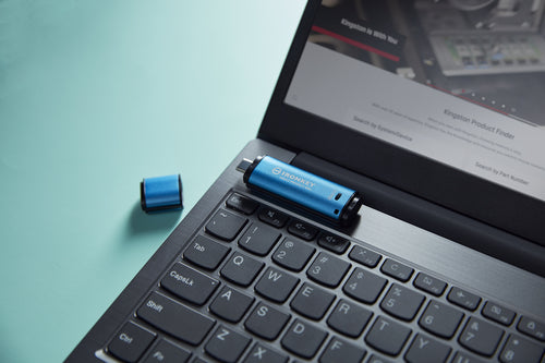 Kingston Technology IronKey 256GB USB-C Vault Privacy 50C AES-256 Encrypted, FIPS 197
