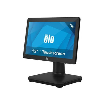 EloPOS System i5 - With I/O Hub Stand - all-in-one 1 x Core i5 8500T / up to 3.5 GHz - vPro - RAM 8 GB - SSD 256 GB - UHD Graphics 630 - Gigabit Ethernet - Win 10 IoT Enterprise LTSB 64-bit - monitor: LED 15.6  1920 x 1080 (Full HD) touchscreen - black