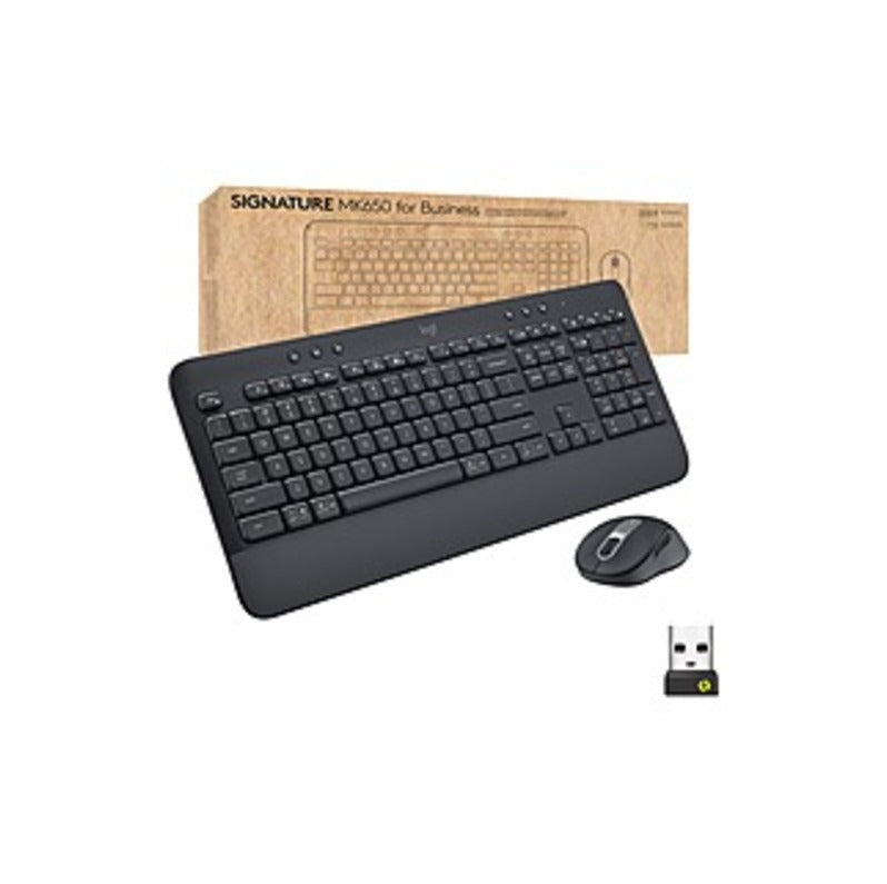Logitech Signature MK650 Combo for Business Wireless Mouse and Keyboard Graphite (920-010909)