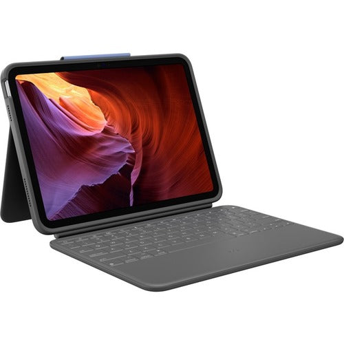 Logitech Rugged Folio for iPad 10th Gen and A16 - Oxford Gray