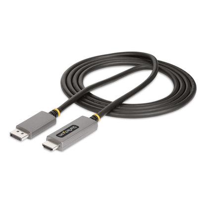 StarTech.com 6.6ft (2m) DisplayPort to HDMI Adapter Cable, 8K 60Hz, 4K 144Hz, HDR10, DP 1.4 to HDMI 2.1 Active Video Converter, DisplayPort Desktop to HDMI Monitor, M/M - DP to HDMI Cord