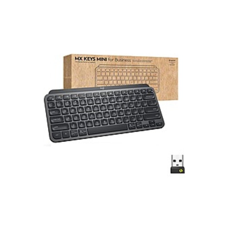 Logitech MX Keys Mini Wireless Keyboard for Business  Graphite