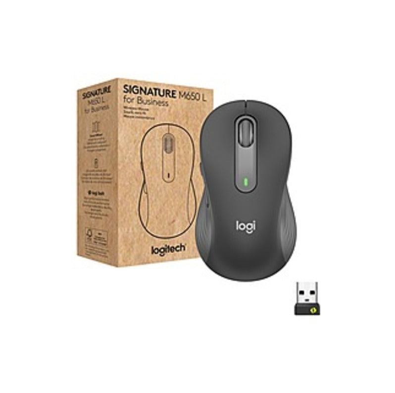 Logitech Signature M650L Mouse  Graphite