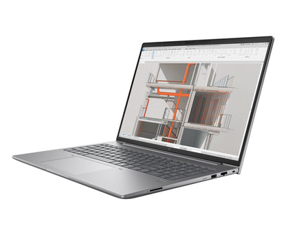 HP Zbook X G1i 16 inch Mobile Workstation PC Wolf Pro Security Edition Intel Core Ultra 9 285H 40.6 cm (16") WUXGA 32 GB DDR5-SDRAM 1 TB SSD NVIDIA RTX PRO 2000 Blackwell Wi-Fi 7 (802.11be) Windows 11 Pro Silver