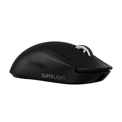Logitech G Pro X Superlight 2 Lightspeed Wireless Gaming Mouse - Black: Lightweight, Bluetooth, Built-In Rechargeable Battery, USB Connection