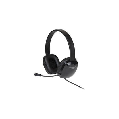 Cyber Acoustics Stereo Headset w/ Single Plug  Black