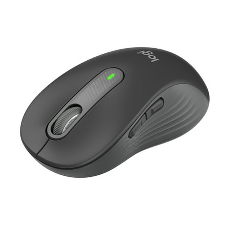 Logitech Signature M650 L Full Size Wireless Mouse - For Large Sized Hands  2-Year Battery  Silent Clicks  Customizable Side Buttons  Bluetooth  Graphite