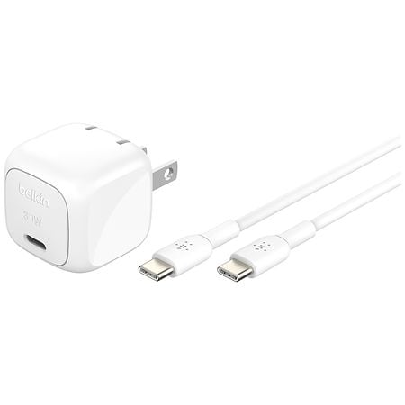 Belkin 30W USB-C Wall Charger With C-C Cable - 1.0 ea