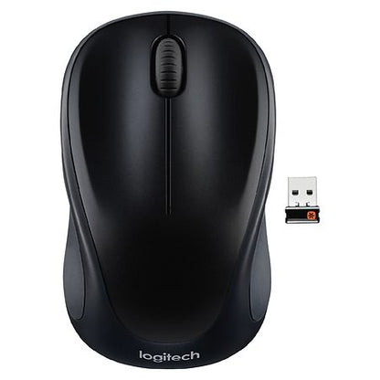 Logitech M317 Wireless Mouse  2.4 GHz with USB Unifying Receiver  1000 DPI Optical Tracking  12 Month Battery  Black