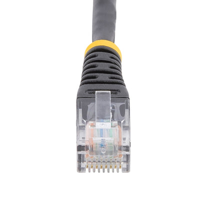 StarTech.com 50 ft Cat5e Black Molded RJ45 UTP Cat 5e Patch Cable - 50ft Patch Cord