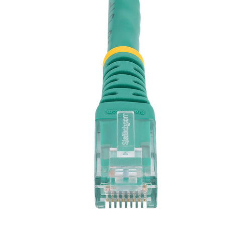 StarTech.com 20ft CAT6 Ethernet Cable - Green CAT 6 Gigabit Ethernet Wire -250MHz 100W PoE RJ45 UTP Molded Network/Patch Cord w/Strain Relief/ Individually Tested