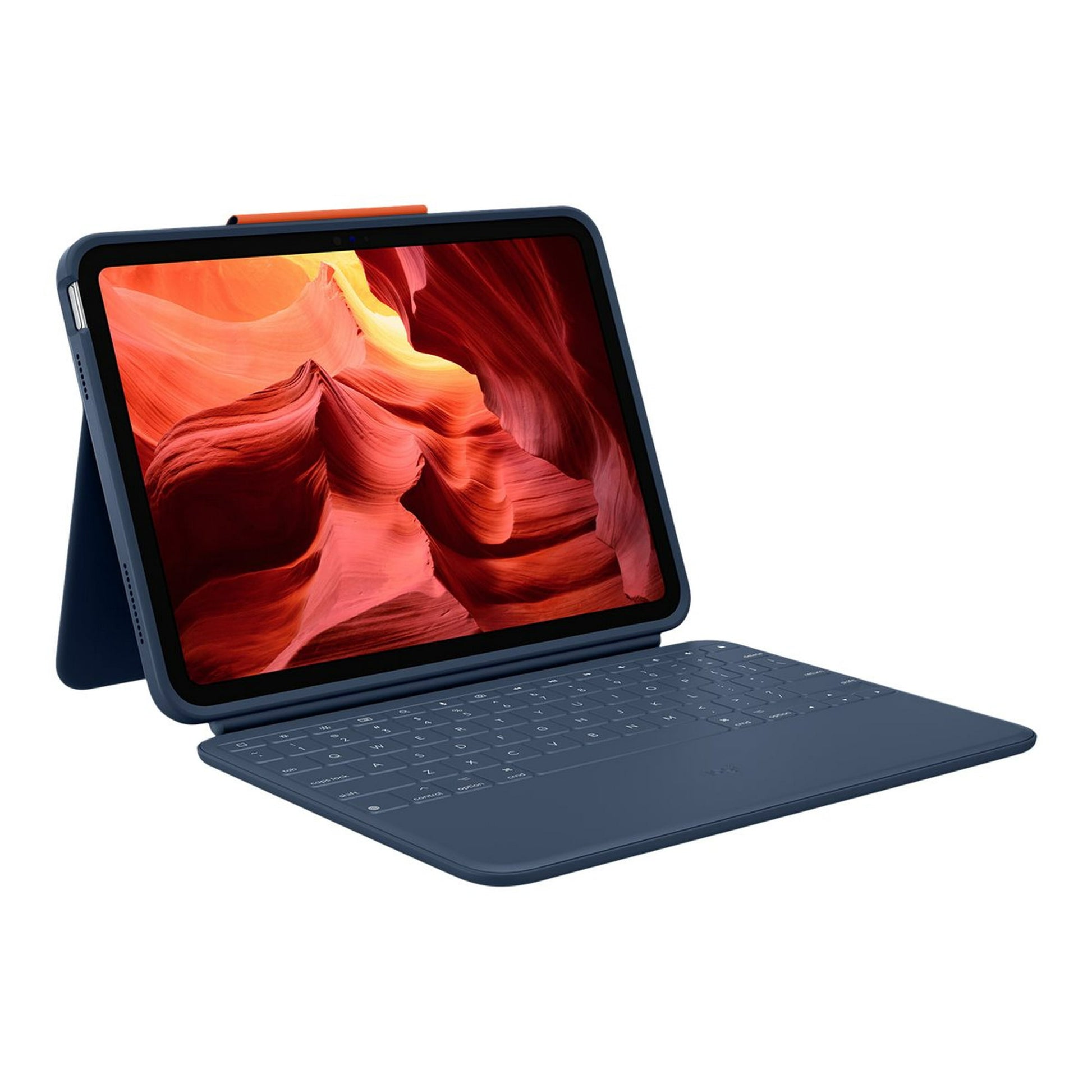 Logitech Rugged Combo 4 Rugged Keyboard/Cover Case Apple iPad (10th Generation) Tablet  Stylus - Drop Resistant  Spill Resistant - 0.8  Height x 7.7  Width x 10.1  Depth