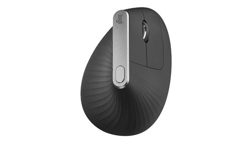 Logitech MX Vertical Wireless Mouse – Ergonomic Design Reduces Muscle Strain  Rechargeable  Graphite