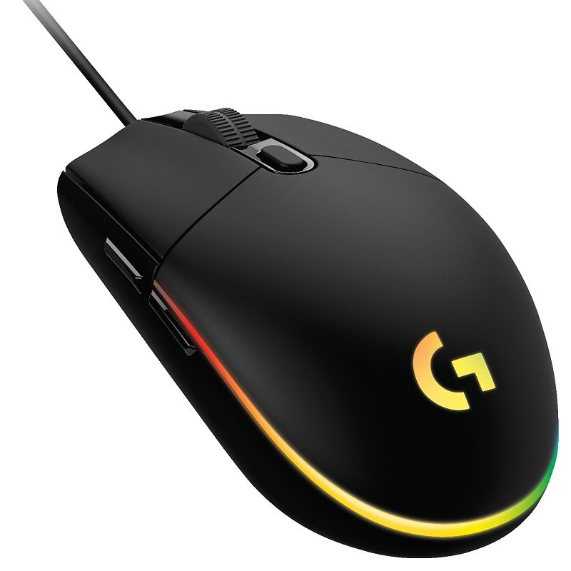 Logitech G203 LIGHTSYNC Gaming Mouse  8 000 DPI  Black