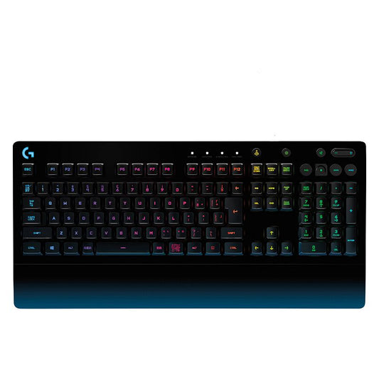 Logitech - Prodigy G213 Full-size Wired Membrane Gaming Keyboard with RGB Backlighting - Black