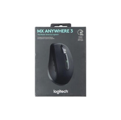 Logitech - MX Anywhere 3S Wireless Bluetooth Optical Fast Scrolling Mouse with Programmable Buttons - Wireless - Black