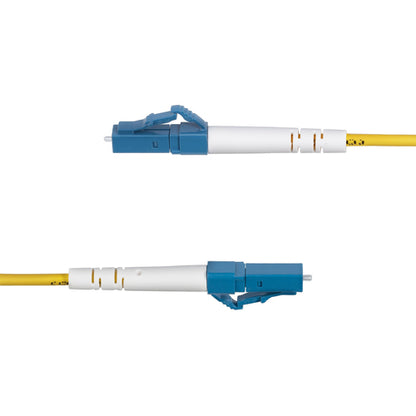 StarTech.com 1m (3.3ft) LC to LC (UPC) OS2 Single Mode Simplex Fiber Optic Cable, 9/125µm, 40G/100G, Bend Insensitive, Low Insertion Loss - LSZH Fiber Jumper Cord