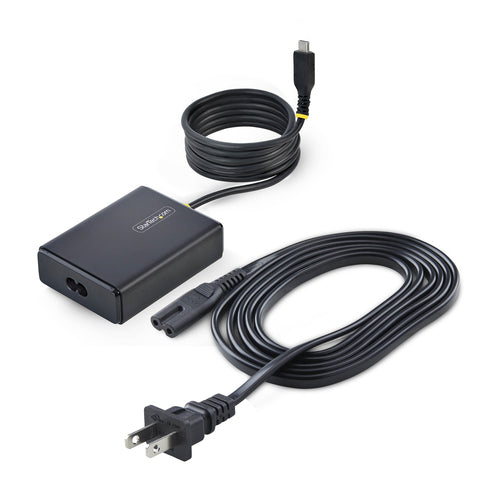 StarTech.com 100W USB-C Laptop Charger with 5ft (1.5m) Tethered USB-C Cable, Power Adapter Brick for Dell, HP ProBook, MacBook Pro, Microsoft Surface Pro