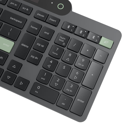 Lenovo 4Y41R69498 keyboard Home/Office Bluetooth Canadian, French Black, Green