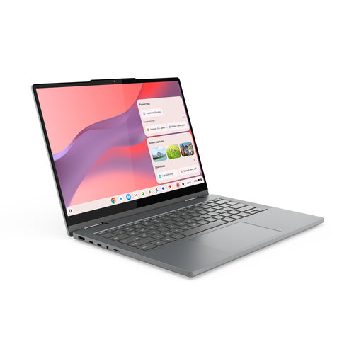 Lenovo Chrome 2in1 14IRU10 Intel Core 5 120U Chromebook 35.6 cm (14") Touchscreen WUXGA 8 GB LPDDR5-SDRAM 256 GB SSD Wi-Fi 6E (802.11ax) ChromeOS English Grey