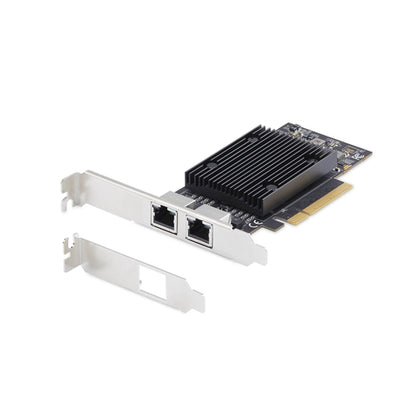 StarTech.com 2-Port PCIe 10Gb Ethernet Network Card, 10GbE Network Interface Card, Broadcom BCM57416 Chipset, Dual RJ45 10GBase-T/Gigabit, NIC Card, TAA