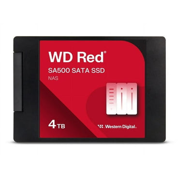 Western Digital 4TB WD Red SA500 NAS 3D NAND Internal SSD Solid State Drive - SATA III 6 Gb/s  2.5 /7mm  Up to 560 MB/s - WDS400T2R0A
