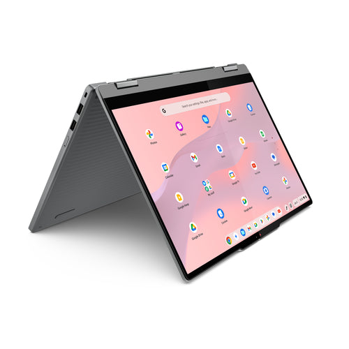 Lenovo Chrome 2in1 14IRU10 Intel Core 5 120U Chromebook 35.6 cm (14") Touchscreen WUXGA 8 GB LPDDR5-SDRAM 256 GB SSD Wi-Fi 6E (802.11ax) ChromeOS English Grey