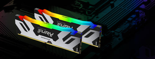 Kingston Technology FURY 48GB 8800MT/s DDR5 CL42 CUDIMM (Kit of 2) Renegade RGB Silver