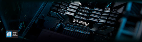 Kingston Technology FURY 96GB 6000MT/s DDR5 CL32 DIMM (Kit of 2) Renegade Silver XMP