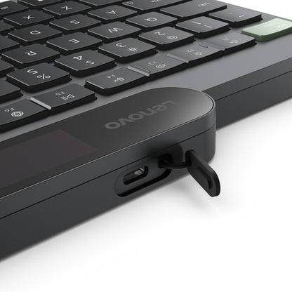 Lenovo 4Y41R69498 keyboard Home/Office Bluetooth Canadian, French Black, Green