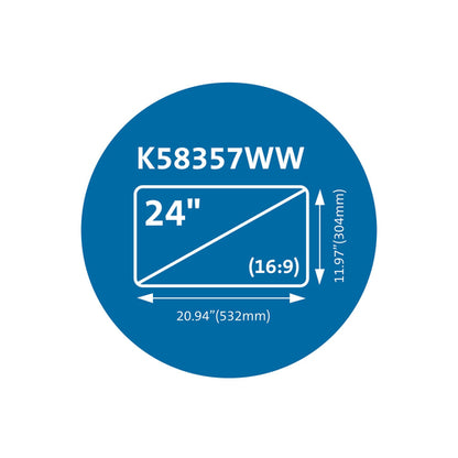 Kensington MagPro Magnetic Privacy Screen Filter for Monitors 24” (16:9)