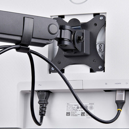 StarTech.com Triple Monitor Desk Mount For Up To Three 27in Screens, VESA 75x75/100x100, Tool-Less Arm Adjustments, C-Clamp/Grommet Mount, Spring-Assisted Arms