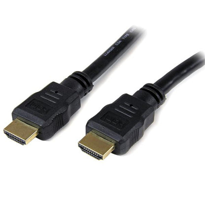StarTech.com 8ft (2.4m) HDMI Cable - 4K High Speed HDMI Cable with Ethernet - UHD 4K 30Hz Video - HDMI 1.4 Cable - Ultra HD HDMI Monitors, Projectors, TVs & Displays - Black HDMI Cord - M/M