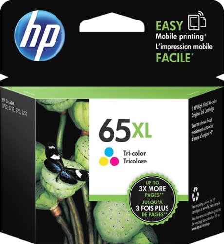HP 65XL Tri-color Original Ink Cartridge  ~300 pages  N9K03AN#140