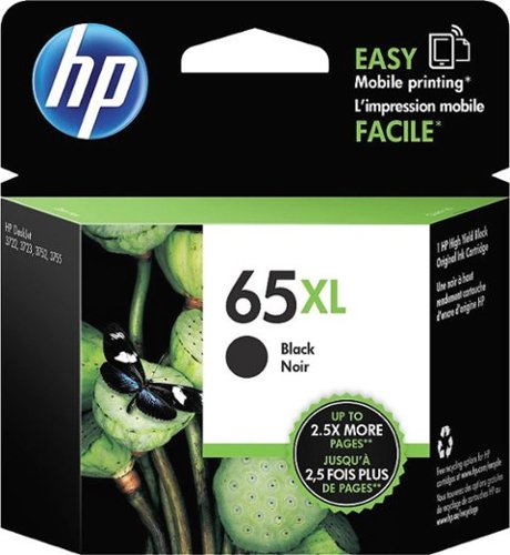 HP 65XL Original Single Ink Cartridge - Black (HEWN9K04AN): High Yield Printer Ink