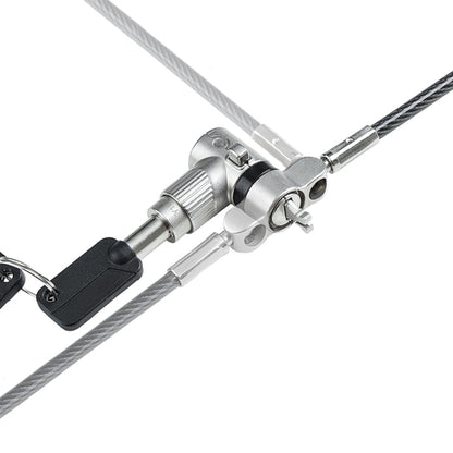 StarTech.com Universal Laptop Lock 6.6ft (2m), Security Cable For Notebooks Compatible With Noble Wedge/Nano/K-Slot, Keyed Locking Cable, Anti-Theft Cut-Resistant Carbon Steel Cable - TAA