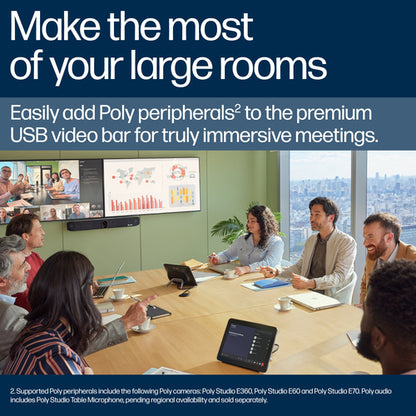 HP Poly Studio V72 USB Video Bar
