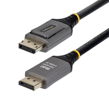 StarTech.com 50cm DisplayPort 2.1 Cable, VESA Certified DP80 DisplayPort Cable, Uncompressed 10K/8K 60Hz, 16K 60Hz/8K 240Hz w/DSC 1.2a, DP 2.1 Monitor Cord